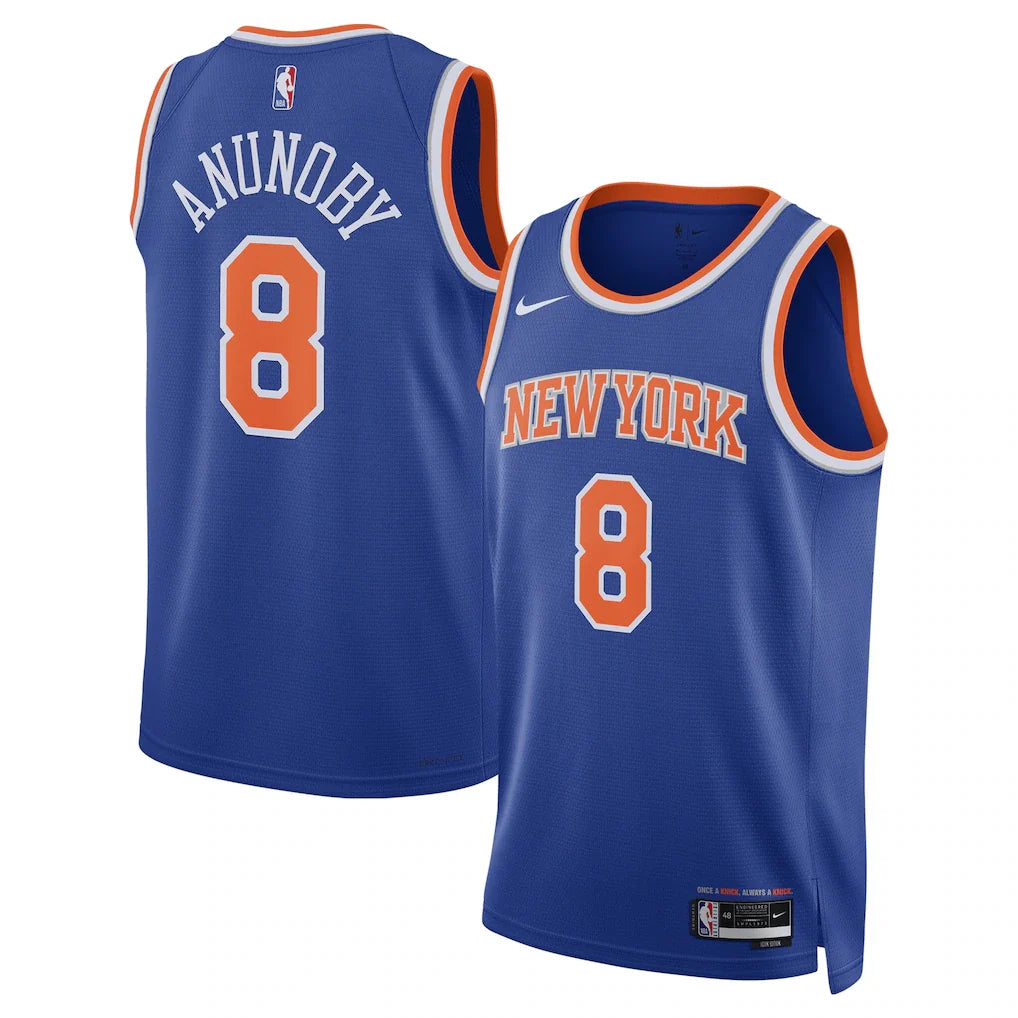 OG Anunoby New York Knicks Unisex - Icon Edition - Blue