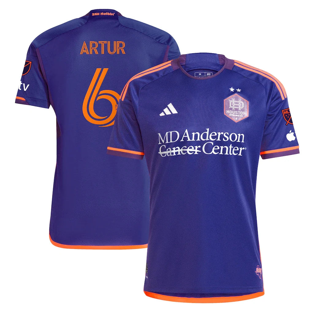 Artur Houston Dynamo FC 2024 Still Holdin' Player Jersey - Purple