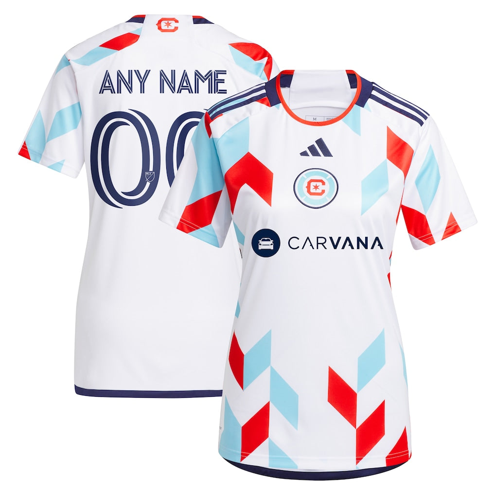 Chicago Fire adidas Women's 2024 A Kit For All Custom Jersey – White