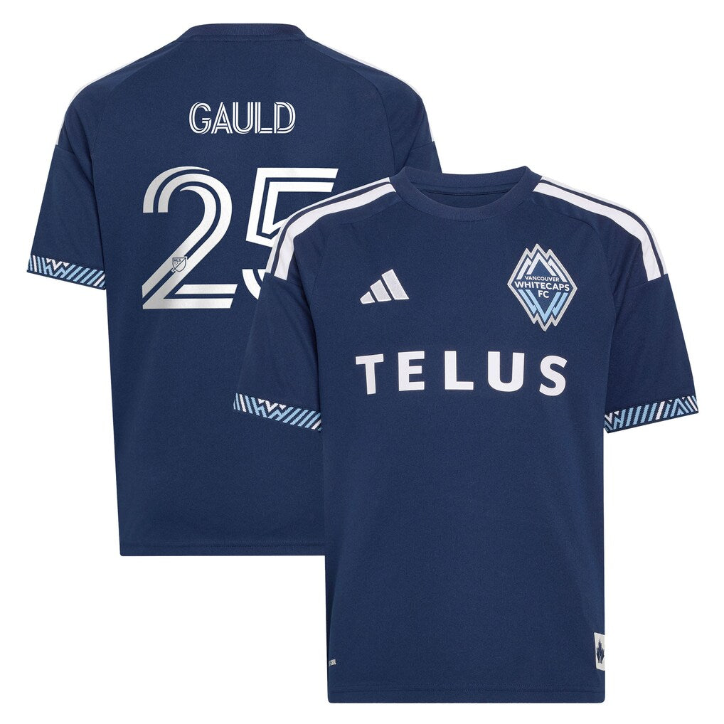 Ryan Gauld Vancouver Whitecaps FC adidas Youth The Coastal Jersey Jersey - Blue
