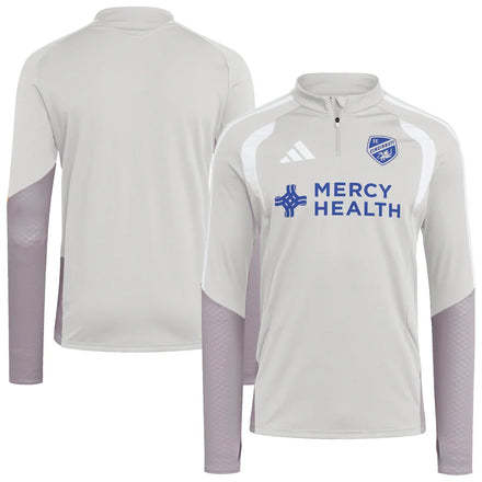 FC Cincinnati 2026 Tiro Competition Quarter-Zip Training Top - Silver