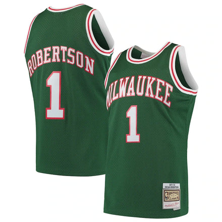 Oscar Robertson Milwaukee Bucks 1971/72 Hardwood Classics - Green