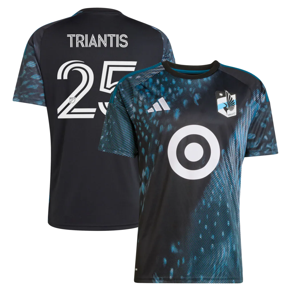 Nectarios Triantis Minnesota United FC adidas 2026 The Decade Kit Jersey - Black