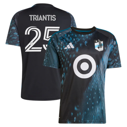 Nectarios Triantis Minnesota United FC adidas 2026 The Decade Kit Jersey - Black