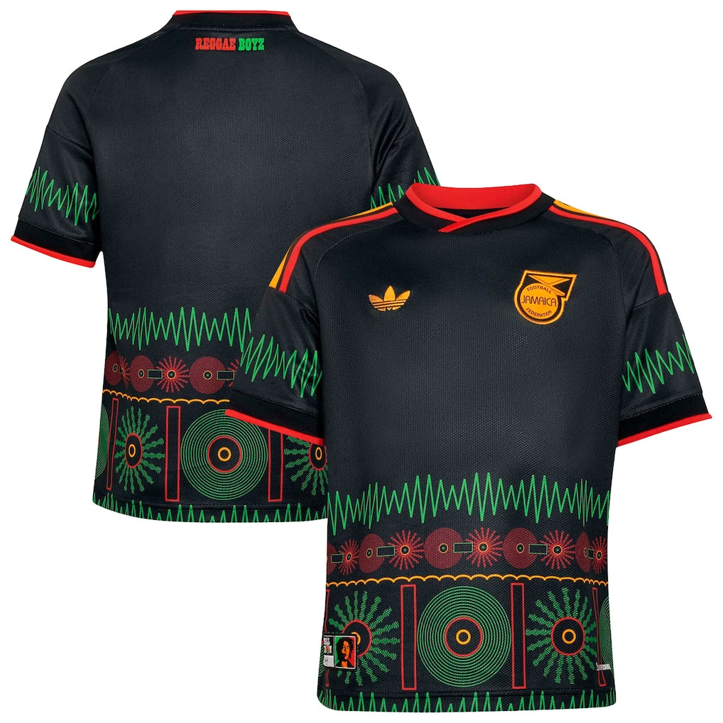 Jamaica National Team adidas Youth 2026 Jersey - Black