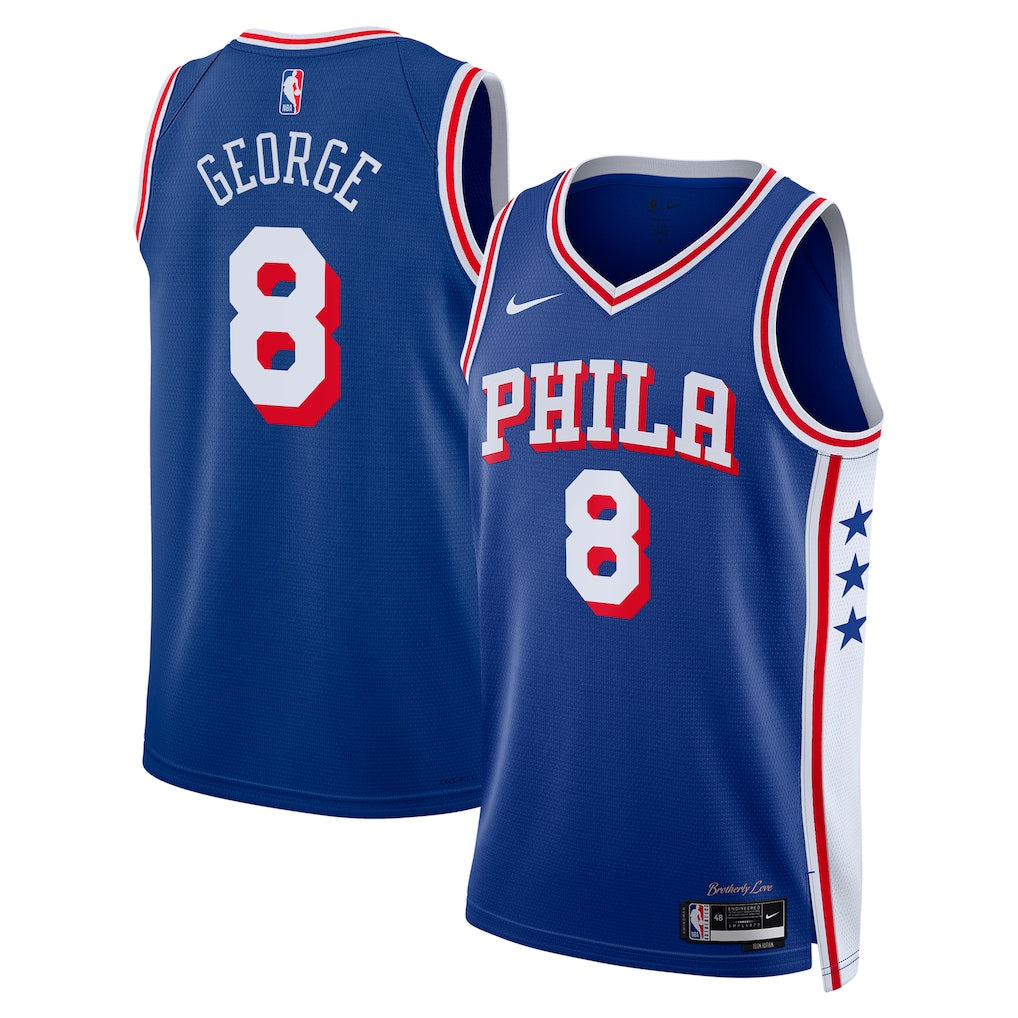 Paul George Philadelphia 76ers Unisex 2024 Offseason Addition - Royal
