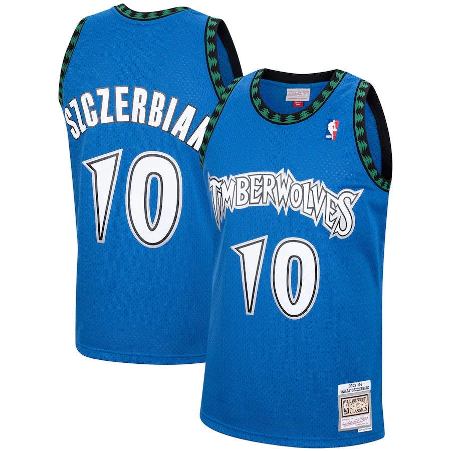 Wally Szczerbiak Minnesota Timberwolves 2003/04 Hardwood Classics - Blue