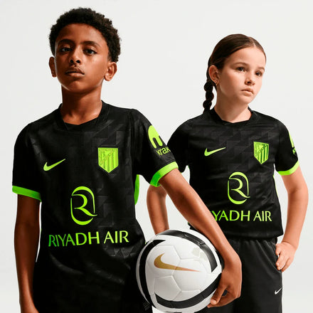 Atletico de Madrid Nike Youth 2026/27 Away Stadium Jersey - Black