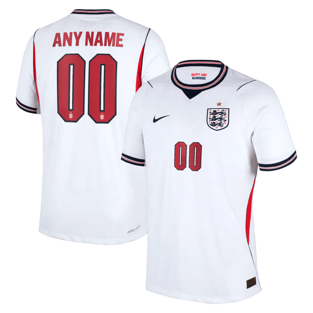 England National Team 2026 Home Match Custom Jersey - White