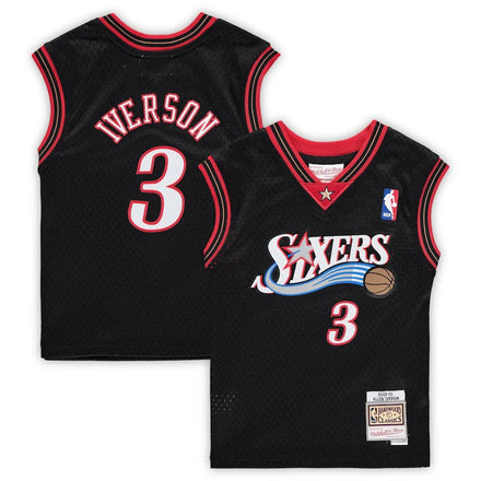 Allen Iverson Philadelphia 76ers Preschool 2000-2001 Hardwood Classics Throwback Team Jersey - Black