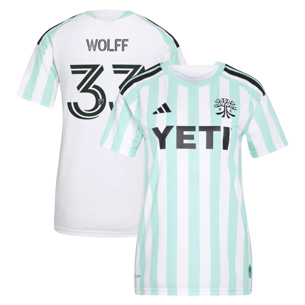 Owen Wolff Austin FC adidas Women's 2026 The Rooted Kit Jersey - White