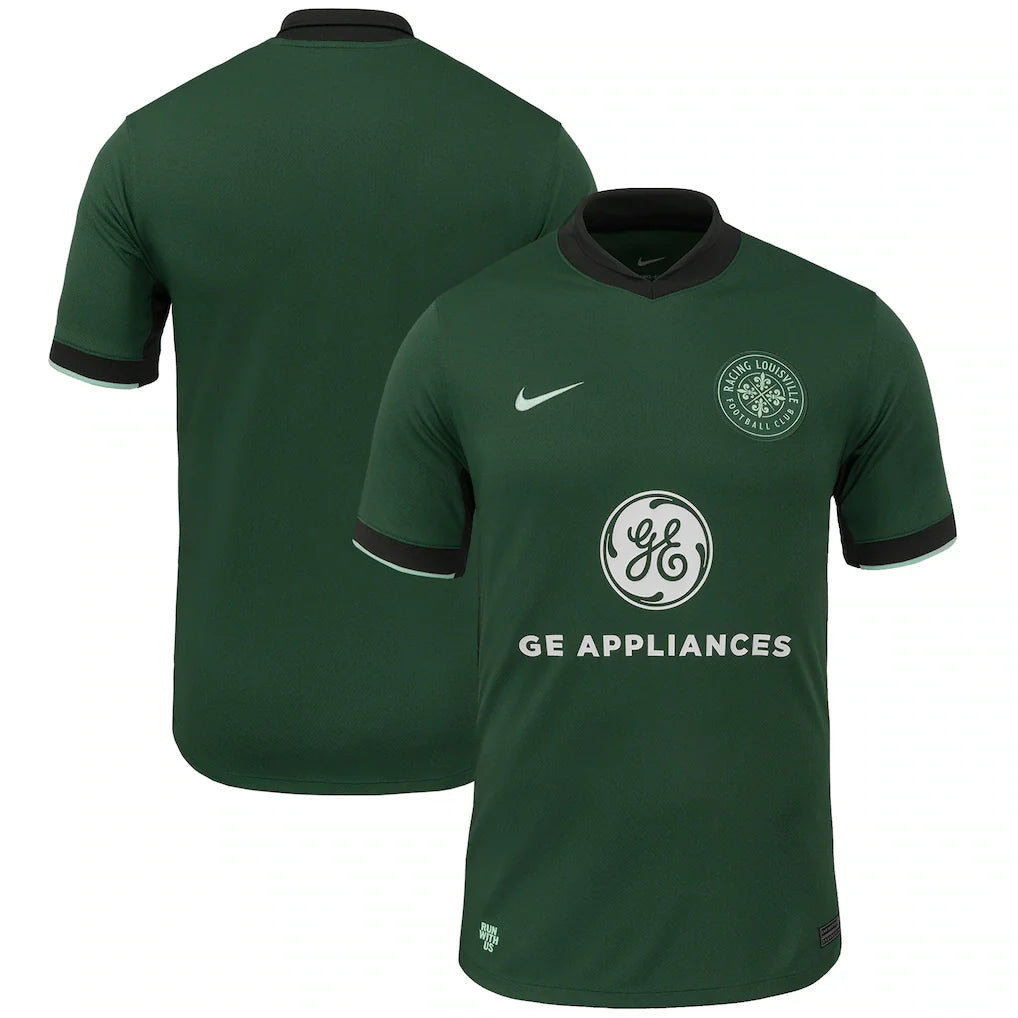 Racing Louisville FC Nike 2025 The Roots Kit Stadium Jersey - Forest Green