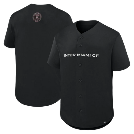 Inter Miami CF Maximum Intensity Button-Up Jersey - Black