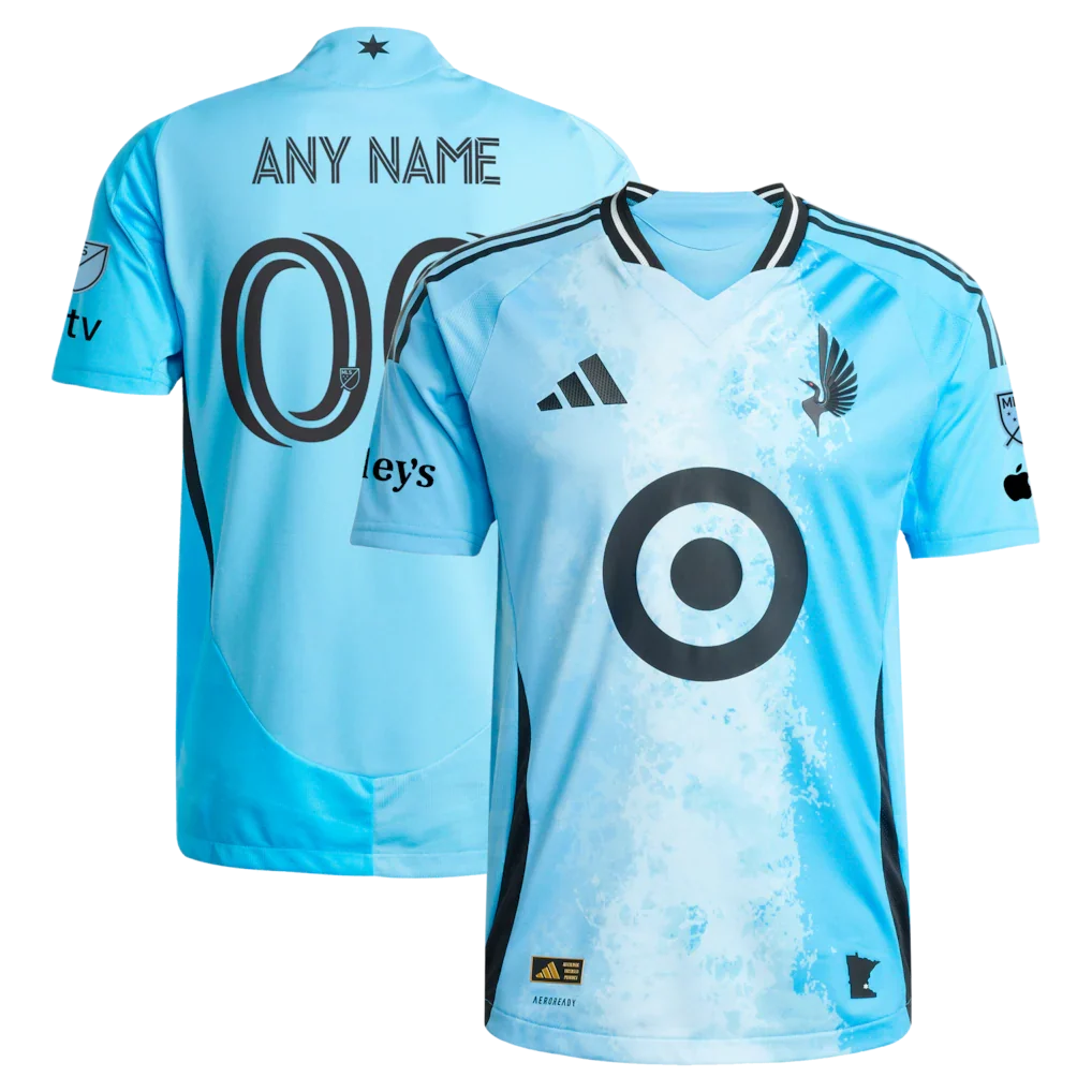 Minnesota United FC 2025 CONVERGENCE On-Field Patch Custom Jersey - Blue