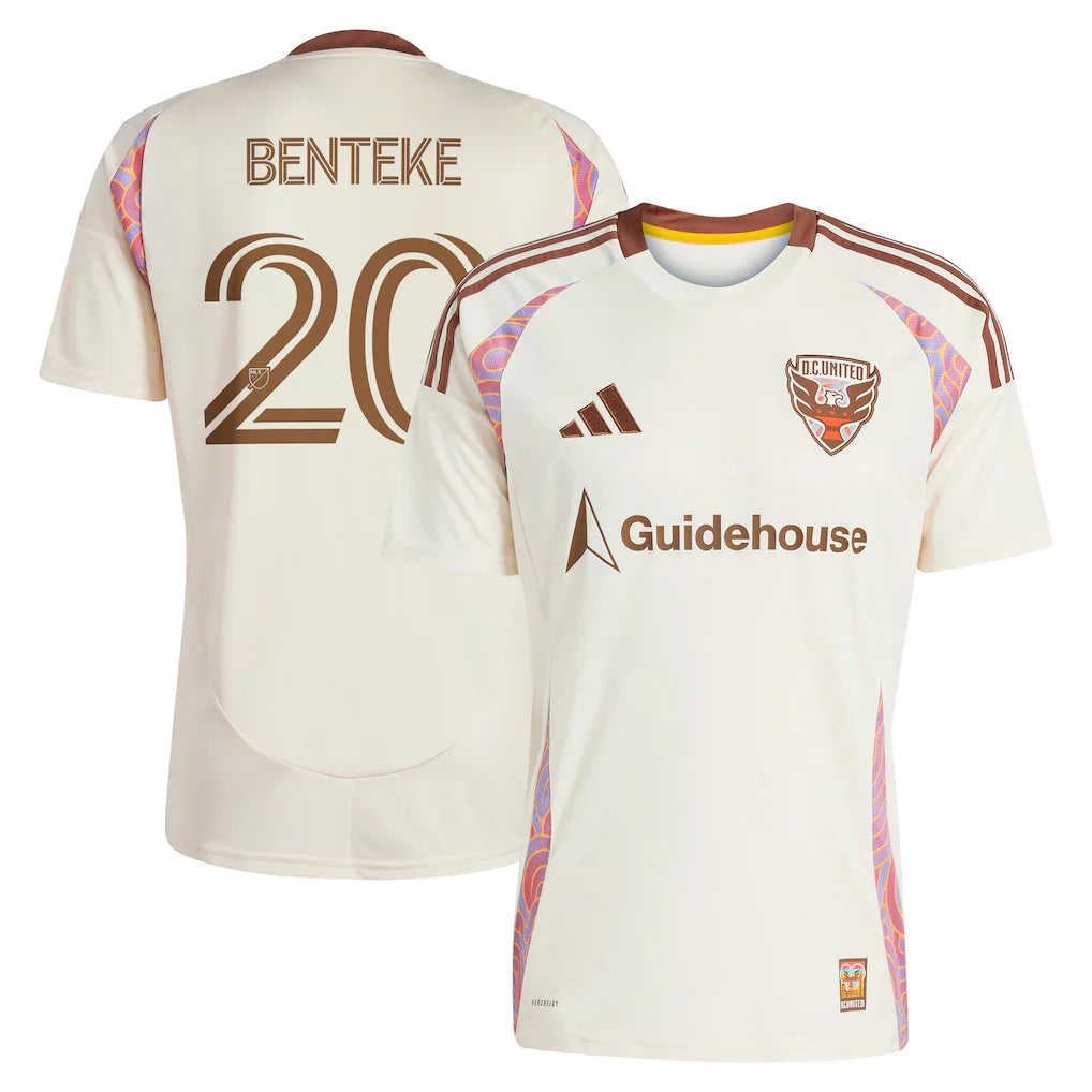 Christian Benteke D.C. United adidas 2025 The Soul Kit Player Jersey - Natural