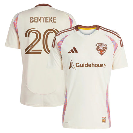 Christian Benteke D.C. United adidas 2025 The Soul Kit Player Jersey - Natural