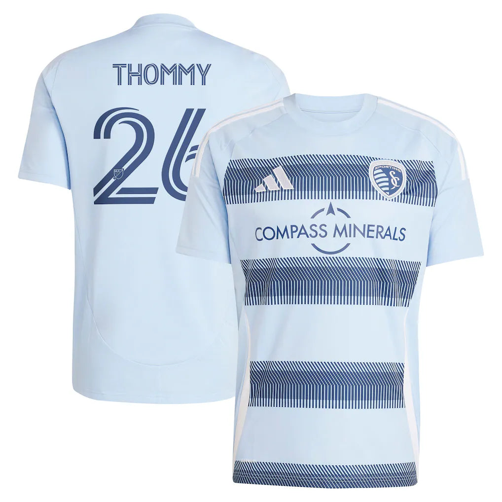 Erik Thommy Sporting Kansas City adidas 2025 One KC Player Jersey - Light Blue