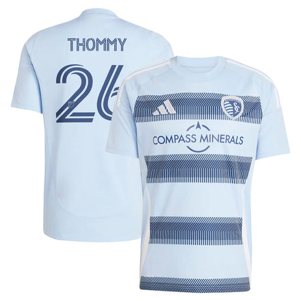 Erik Thommy Sporting Kansas City adidas 2025 One KC Player Jersey - Light Blue