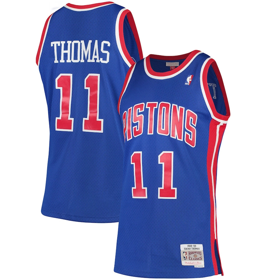 Isiah Thomas Detroit Pistons 1988/89 Hardwood Classics - Blue
