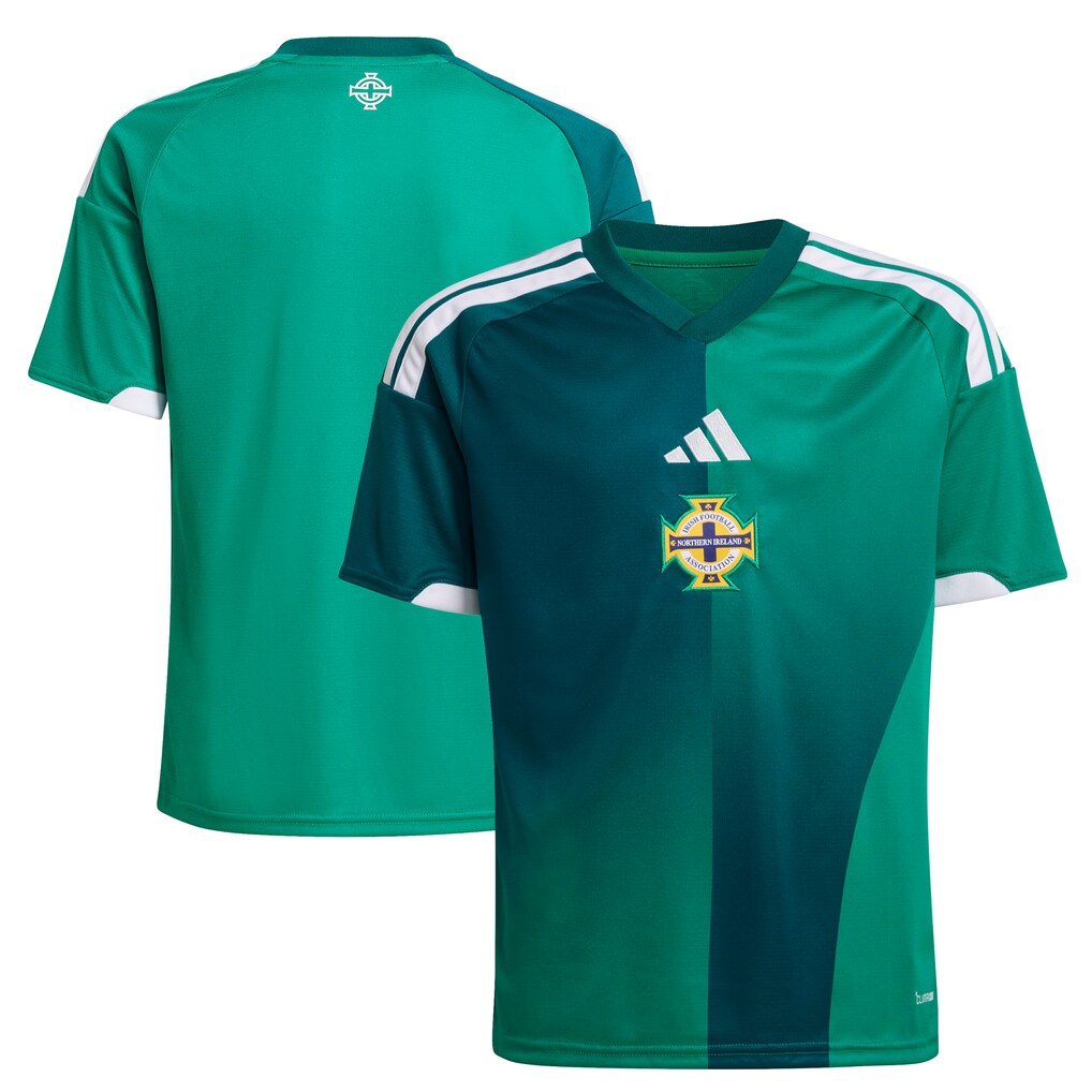 Northern Ireland National Team adidas Youth 2026 Home Jersey - Green