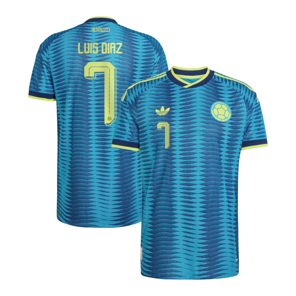 Luis Diaz Colombia National Team 2026 Away On-Field - Turquoise