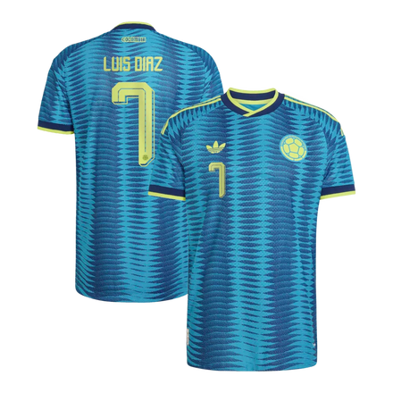 Luis Diaz Colombia National Team 2026 Away On-Field - Turquoise