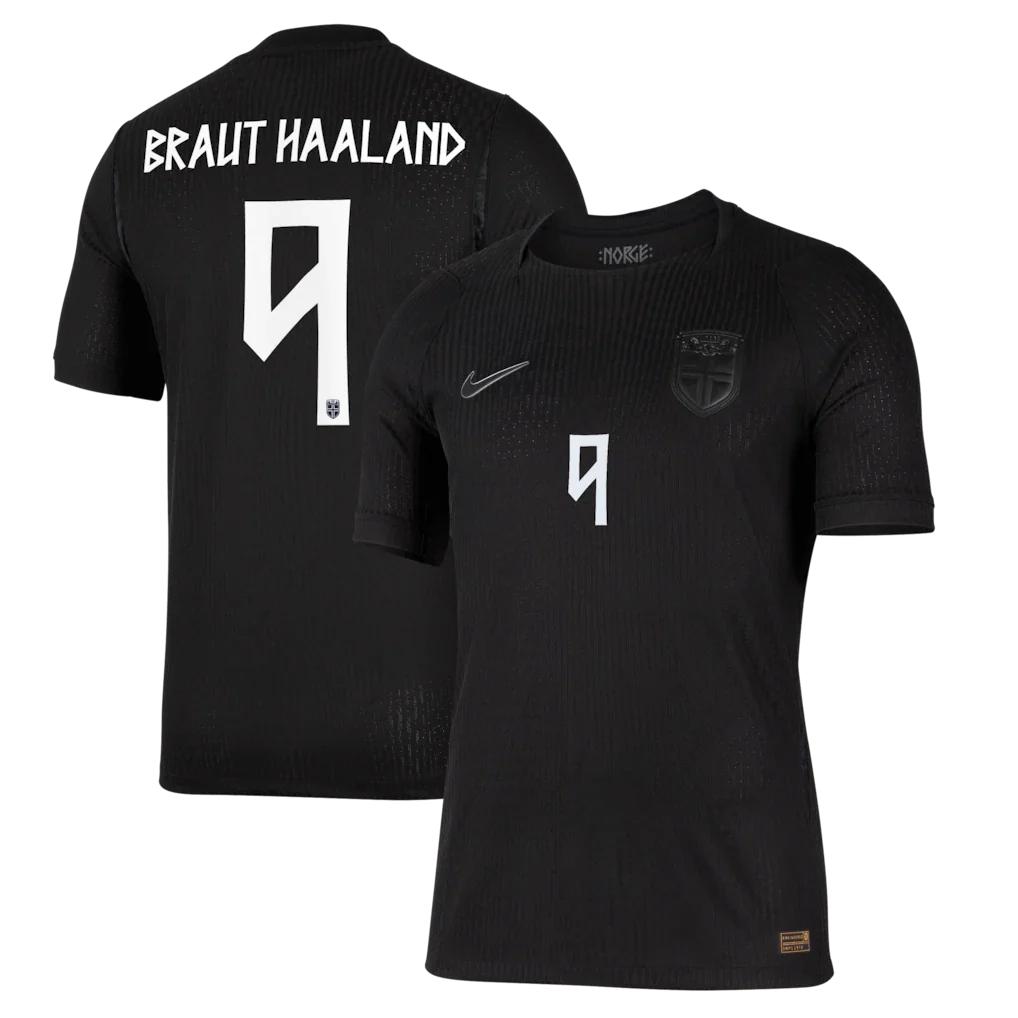 Erling Haaland Norway National Team 2026 Away Match - Black