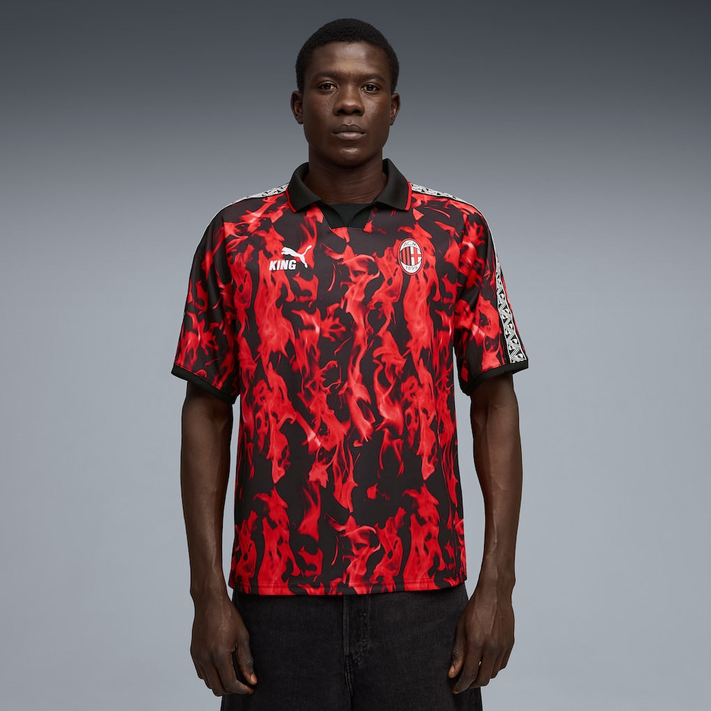 AC Milan King Retro Jersey - Red