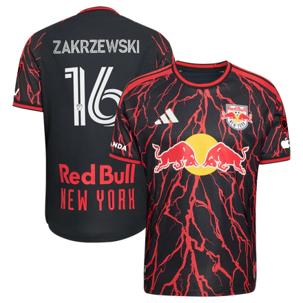 Julian Hall New York Red Bulls 2026 The Rooted Kit On-Field Patch Jersey - Black