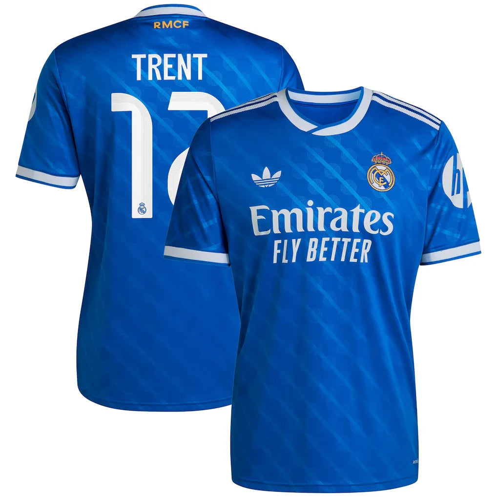 Trent Alexander-Arnold Real Madrid adidas 2025/26 Third Player Jersey - Blue