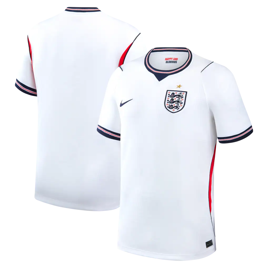 England National Team Nike 2026 Home Stadium Jersey - White