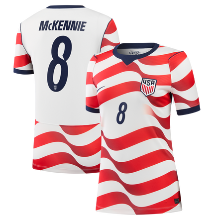 Weston McKennie USMNT Nike Women's 2026 Home Stadium Jersey - White