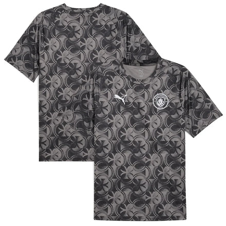 Manchester City 2025/26 Pre-Match Training Jersey - Black