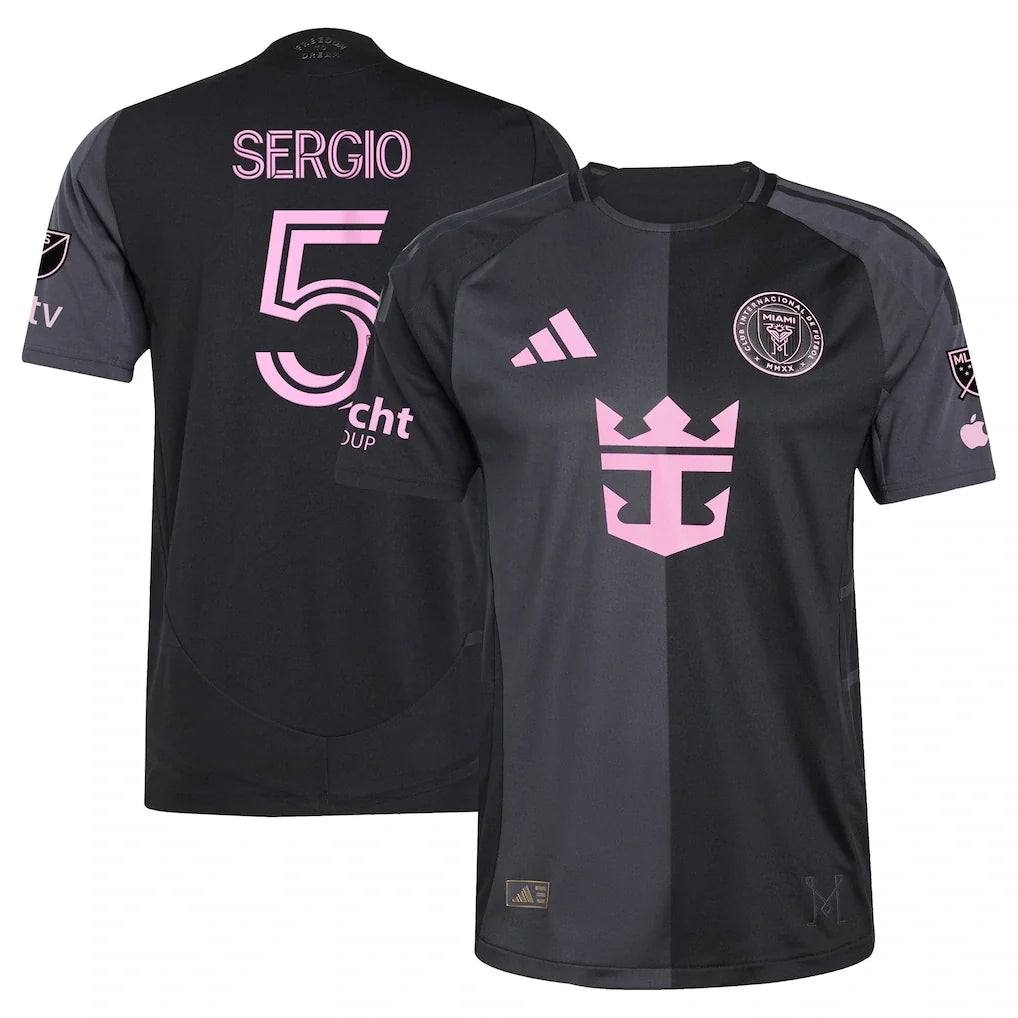 Sergio Busquets Inter Miami CF 2025 The Fortitude Kit Player Jersey - Black