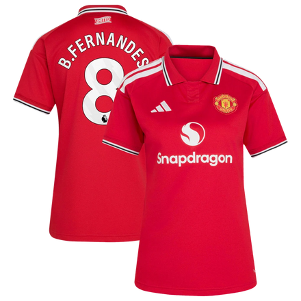 Bruno Fernandes Manchester United adidas Women's 2026/27 Home Jersey - Red