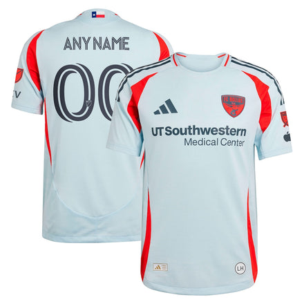 FC Dallas 2025 The Inferno Kit Custom Jersey - Light Blue