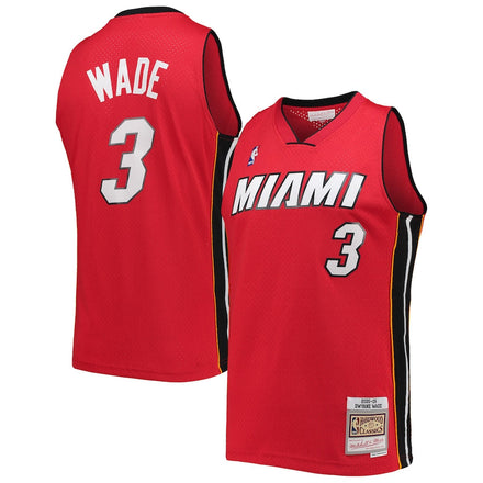 Dwyane Wade Miami Heat Hardwood Classics - Red