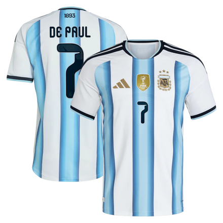 Rodrigo De Paul Argentina National Team 2026 Home - White