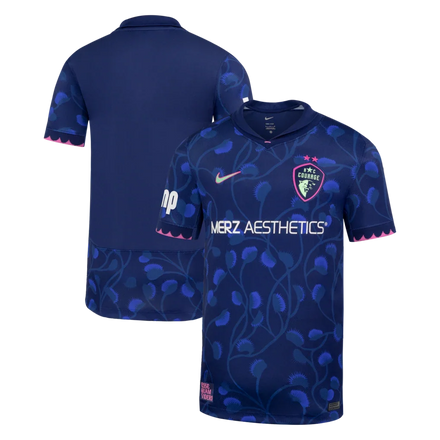 North Carolina Courage Nike Youth 2026 Third Stadium Jersey - Navy