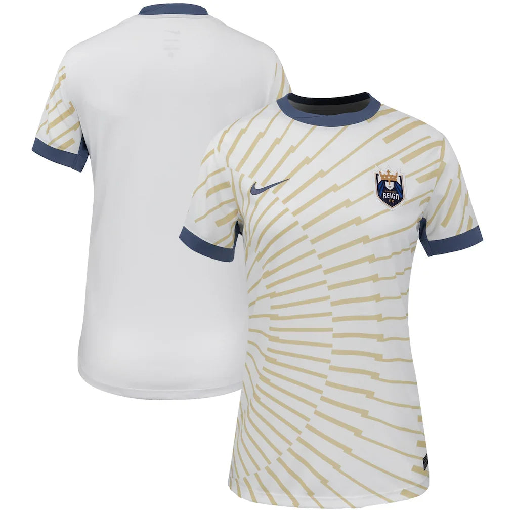 Seattle Reign FC Nike Women's 2025 The Rise Kit Stadium Jersey - Gray