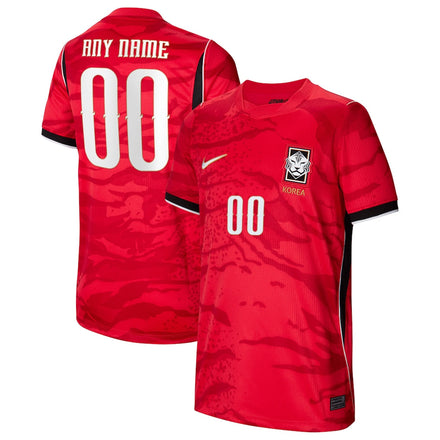 South Korea National Team Nike Youth 2026 Home Stadium Custom Jersey - Red