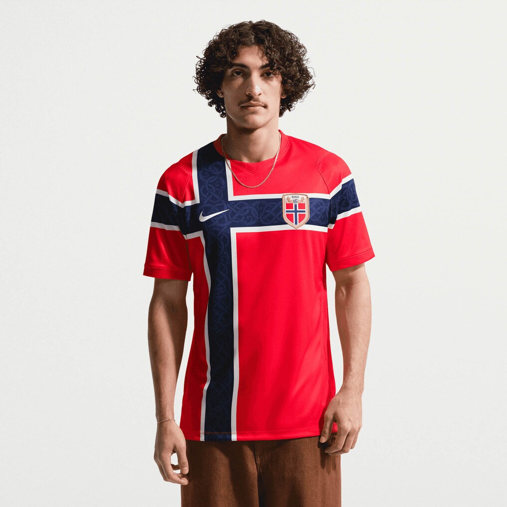 Norway National Team Nike 2026 Home Stadium Jersey - Red