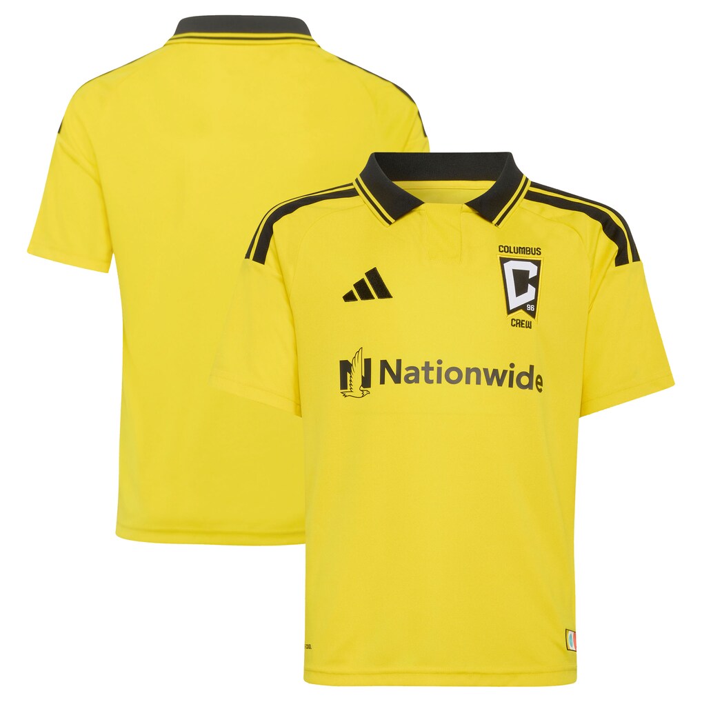 Columbus Crew adidas Youth 2026 The Crafted for Excellence Kit Jersey - Gold