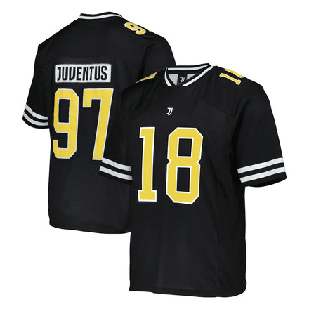 Juventus Collegiate American Football Foundation Fashion Jersey - Black