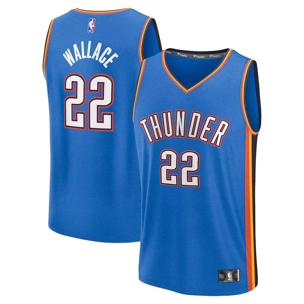 Cason Wallace Oklahoma City Thunder Fanatics Fast Break Player Jersey - Icon Edition - Blue