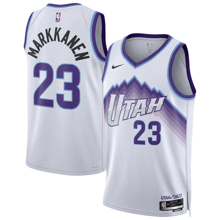 Lauri Markkanen Utah Jazz Unisex - Association Edition - White