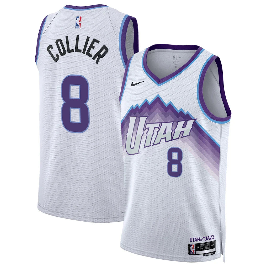 Isaiah Collier Utah Jazz Unisex - Association Edition - White