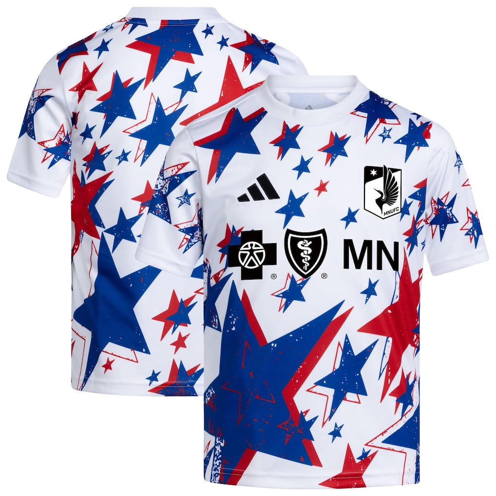 Minnesota United FC Youth 2026 Americana Pre-Match Jersey - White