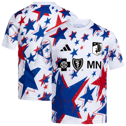 Minnesota United FC Youth 2026 Americana Pre-Match Jersey - White