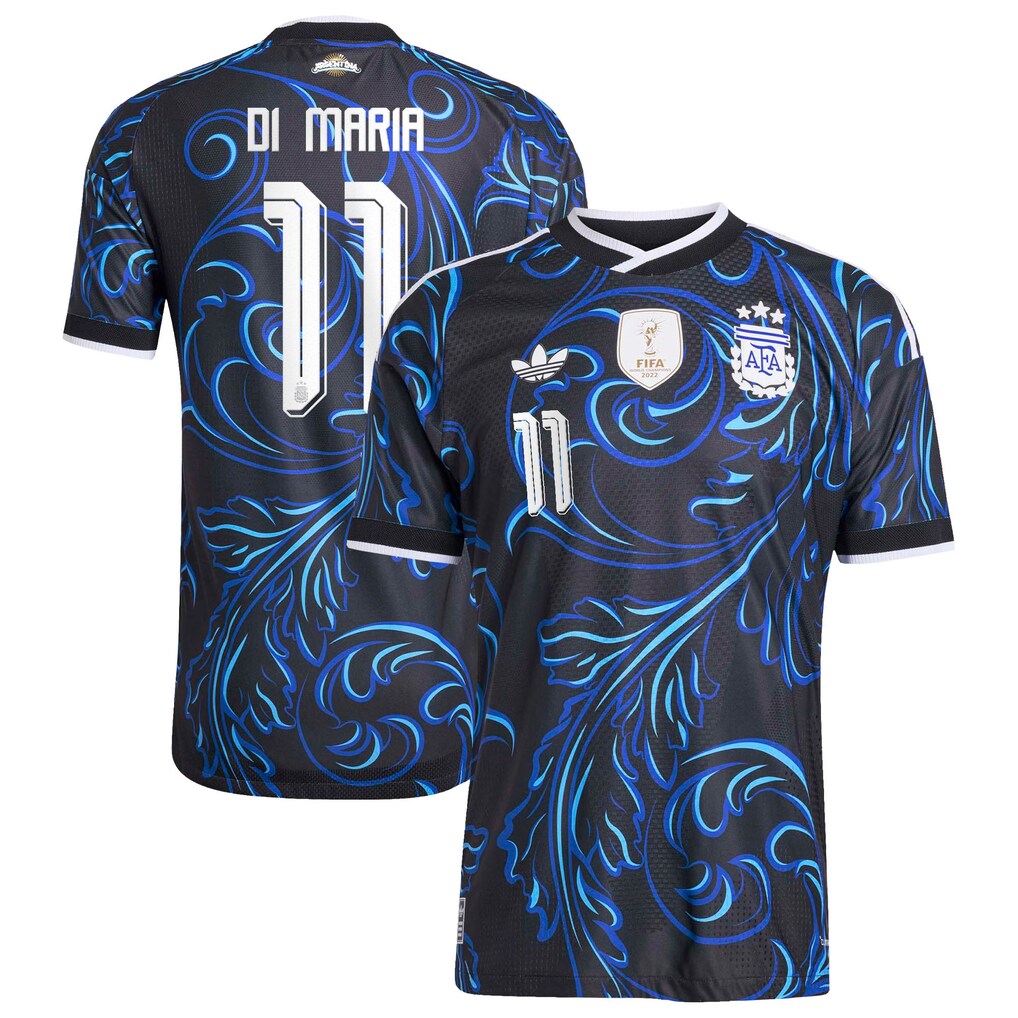 Angel Di Maria Argentina National Team 2026 Away On-Field - Black